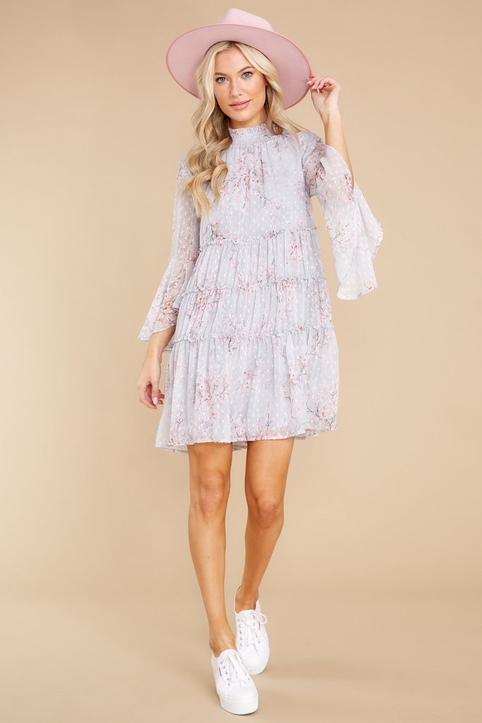 Love To Love You Lavender Floral Print Dress | Red Dress 