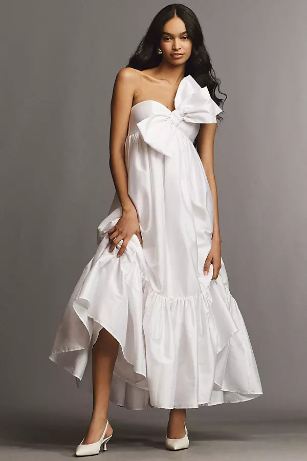 Sally Bow Midi Dress | Anthropologie (US)