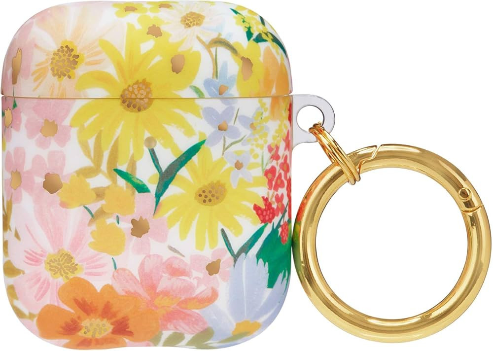 Rifle Paper Co. Airpods 2nd / 1st Generation Case Cover w/Keychain Ring [Wireless Charging] [Fron... | Amazon (US)