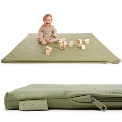 Stylish Padded Baby Play Mat - Extra Thick & Soft Vegan Leather Floor Mat for Safe Play - Beautiful Design Fits Any Playroom for Boys or Girls | Target