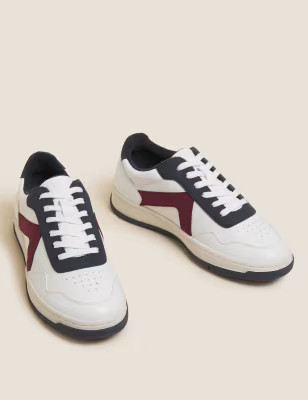 Lace Up Side Detail Trainers | M&S Collection | M&S | Marks & Spencer (UK)