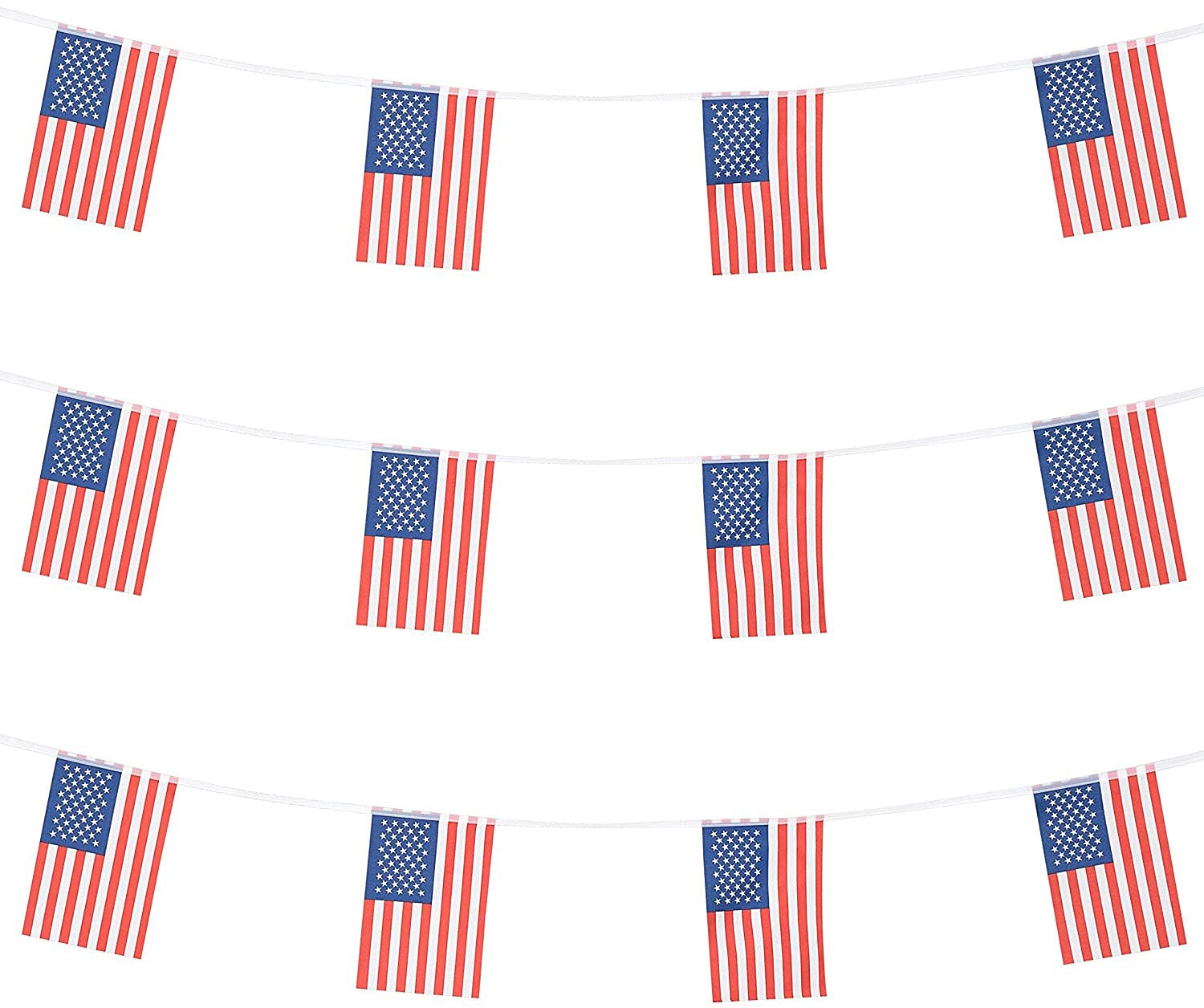 ZXvZYT USA American Flag Banner String,Small Mini US Pennant flags 4th of July Independence Day P... | Amazon (US)