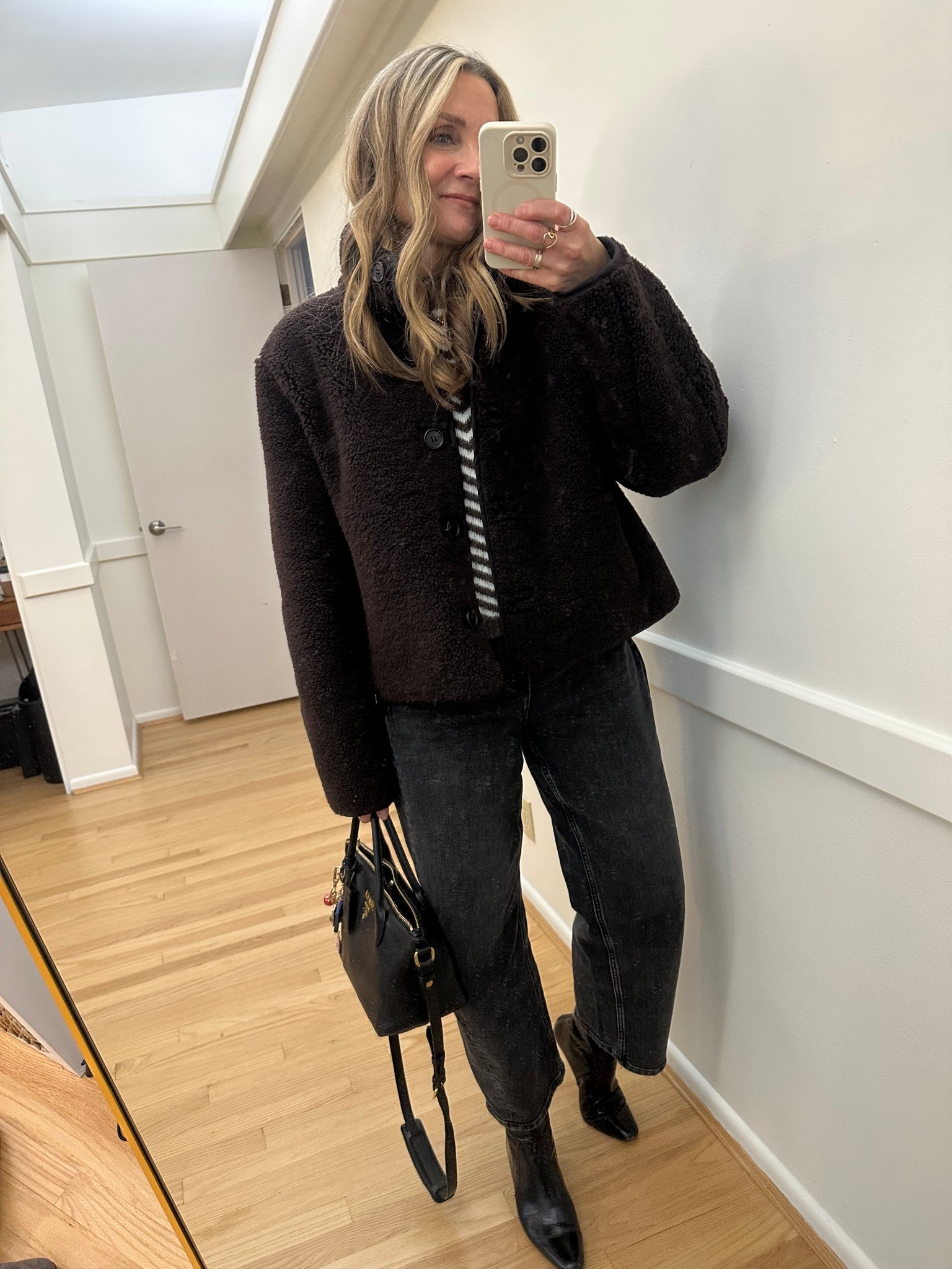 Dinner out outfit! Spanx barrel jeans, Madewell boots, and COS fleece jacket 

#LTKootd #LTKdayinmylife #LTKOver40