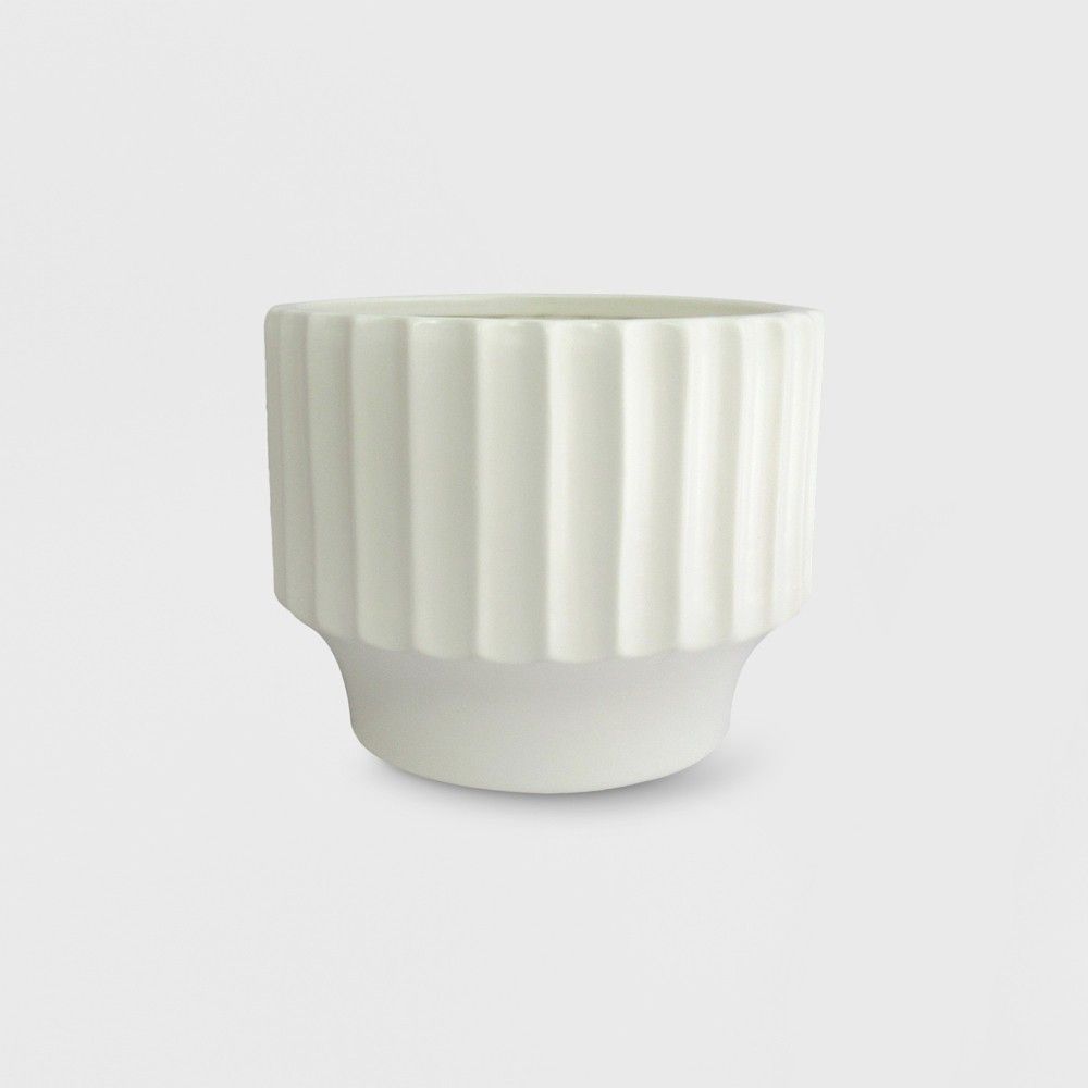 8"" Geared Planter White - Project 62 | Target