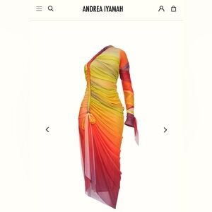Andrea Iyamah Vibrant Asymmetrical Dress | Poshmark