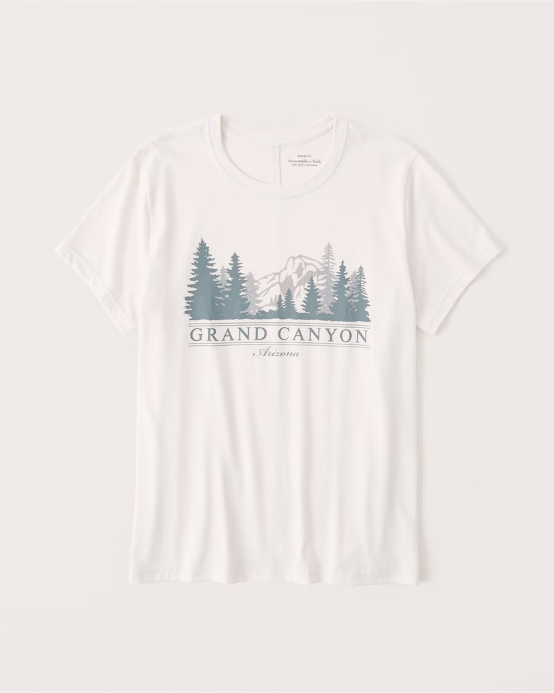 Relaxed Grand Canyon Park Graphic Tee | Abercrombie & Fitch (US)