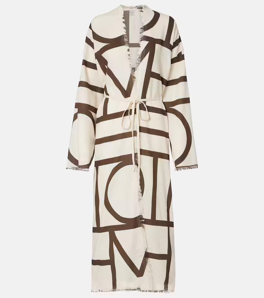 Toteme Monogram cotton beach cover-up | Mytheresa (US/CA)