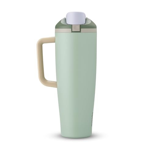 Owala FreeSip Tumbler - Stainless Steel - 40-oz. - Green (Eucalyptus) | Amazon (US)