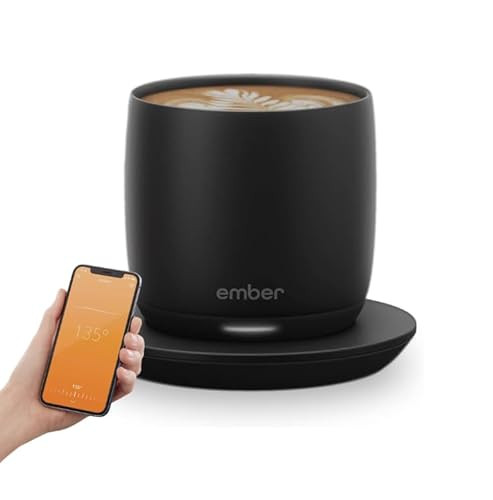 Ember Temperature Control 6oz Smart Cup Espresso Mug 90 Min Battery Life Black (Renewed) | Amazon (US)