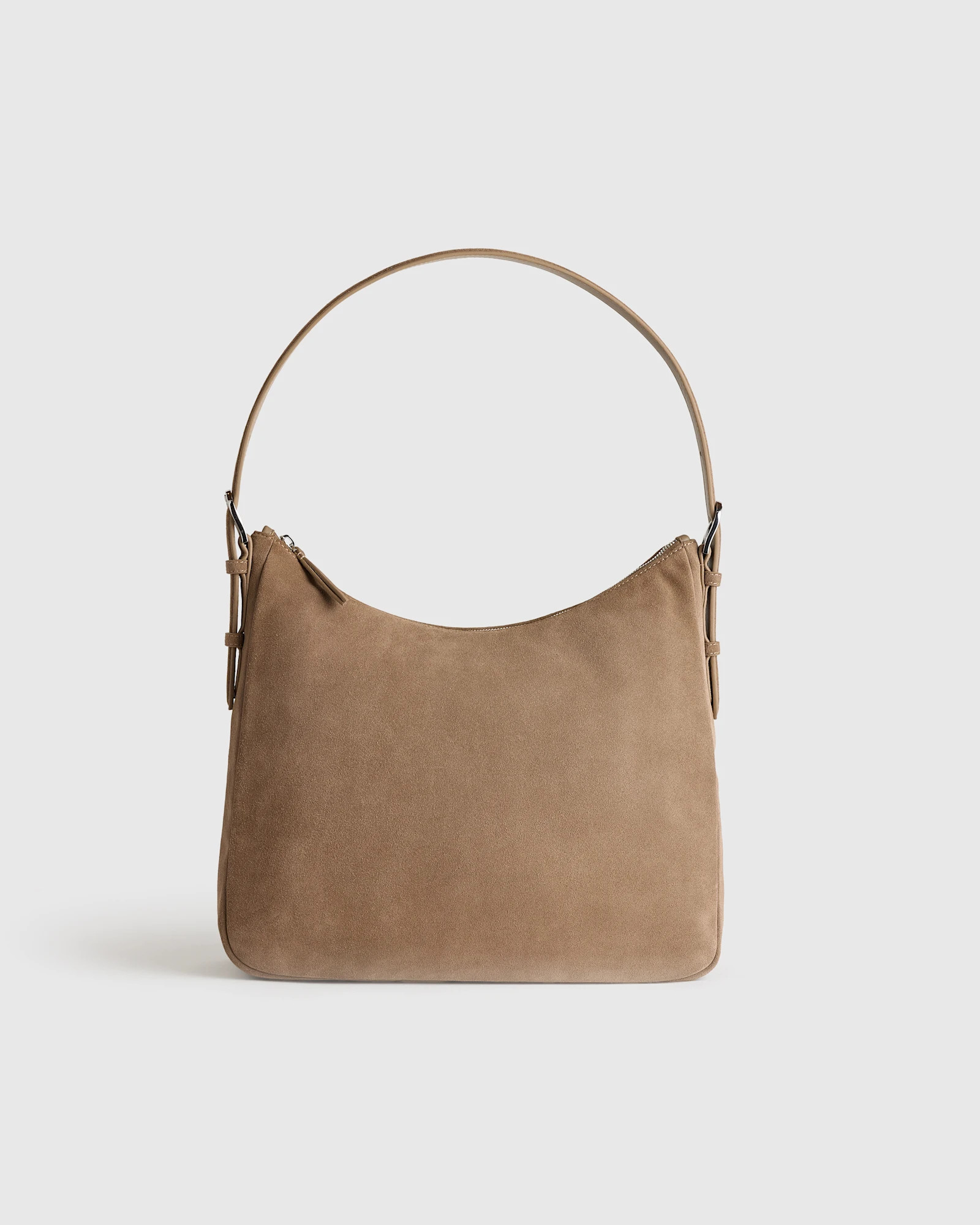 Sutton Suede Shoulder Bag in Whiskey | Quince