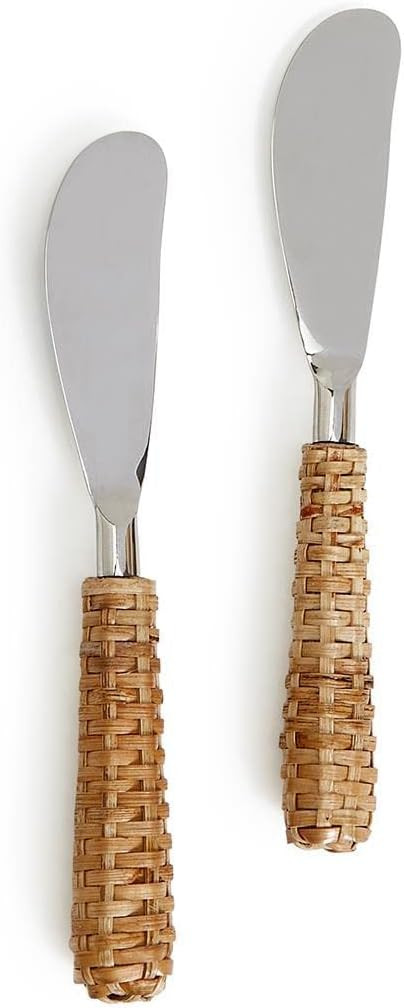 Two's Company Wicker Weave Set of 2 Spreaders On Gift Card | Amazon (US)