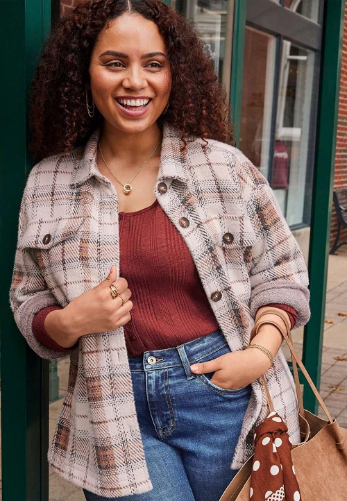 Plus Size Shortie Shoreline Shacket | maurices | Maurices
