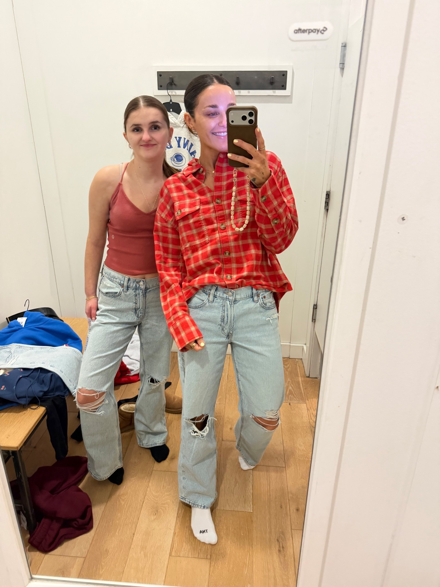 American eagle sale!! 
Everything is true to size, if taller than 5’5 on jeans I would get the longs 

#LTKOver40 #LTKfitnessgoals #LTKmomlife