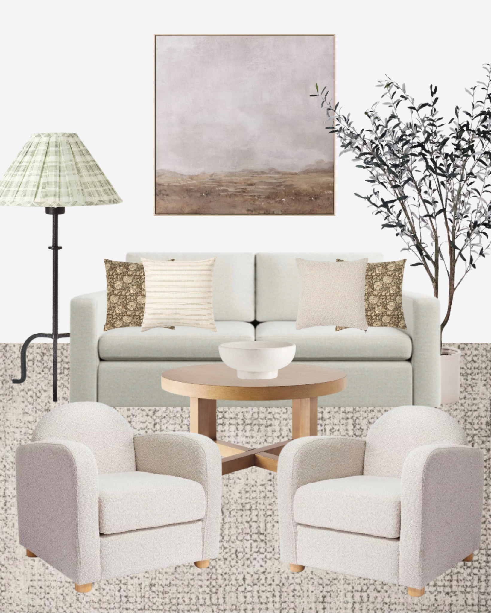 Neutral tones, cozy textures, and timeless style 🪴✨ This living room design is all about creating a warm and inviting space that feels effortlessly chic. From soft beige accents to layered natural elements, this look is perfect for anyone who loves a calm, minimal aesthetic. Scroll below to shop this neutral living room design and bring this vibe to your home! 🤍 #NeutralHome #LivingRoomInspo #LTKhome #MinimalistDecor #NeutralDecor

Neutral living room design
Living room 
Neutral home decor
Minimalist living room
Cozy neutral living space
Calm and cozy home
Neutral interior styling
Neutral color palette
Living room decor ideas
Neutral tone furniture
Earthy living room decor
Soft and warm interiors
Neutral aesthetic living room
Shop neutral home decor
Beige sectional 
Amber Lewis rug 
Throw pillows 
Studio McGee

#LTKOver40 #LTKHome #LTKStyleTip

#LTKSeasonal #LTKHome #LTKSaleAlert