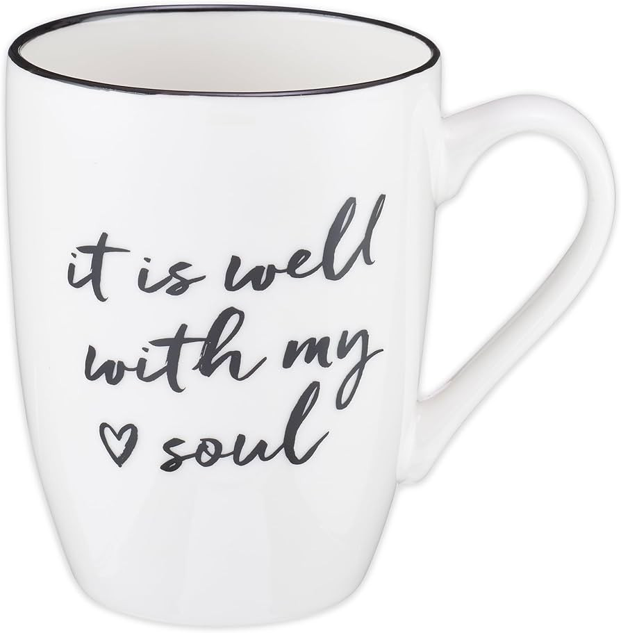 Christian Art Gifts White Ceramic Coffee Mug – 12 oz. Microwave and Dishwasher-safe Lead and Ca... | Amazon (US)