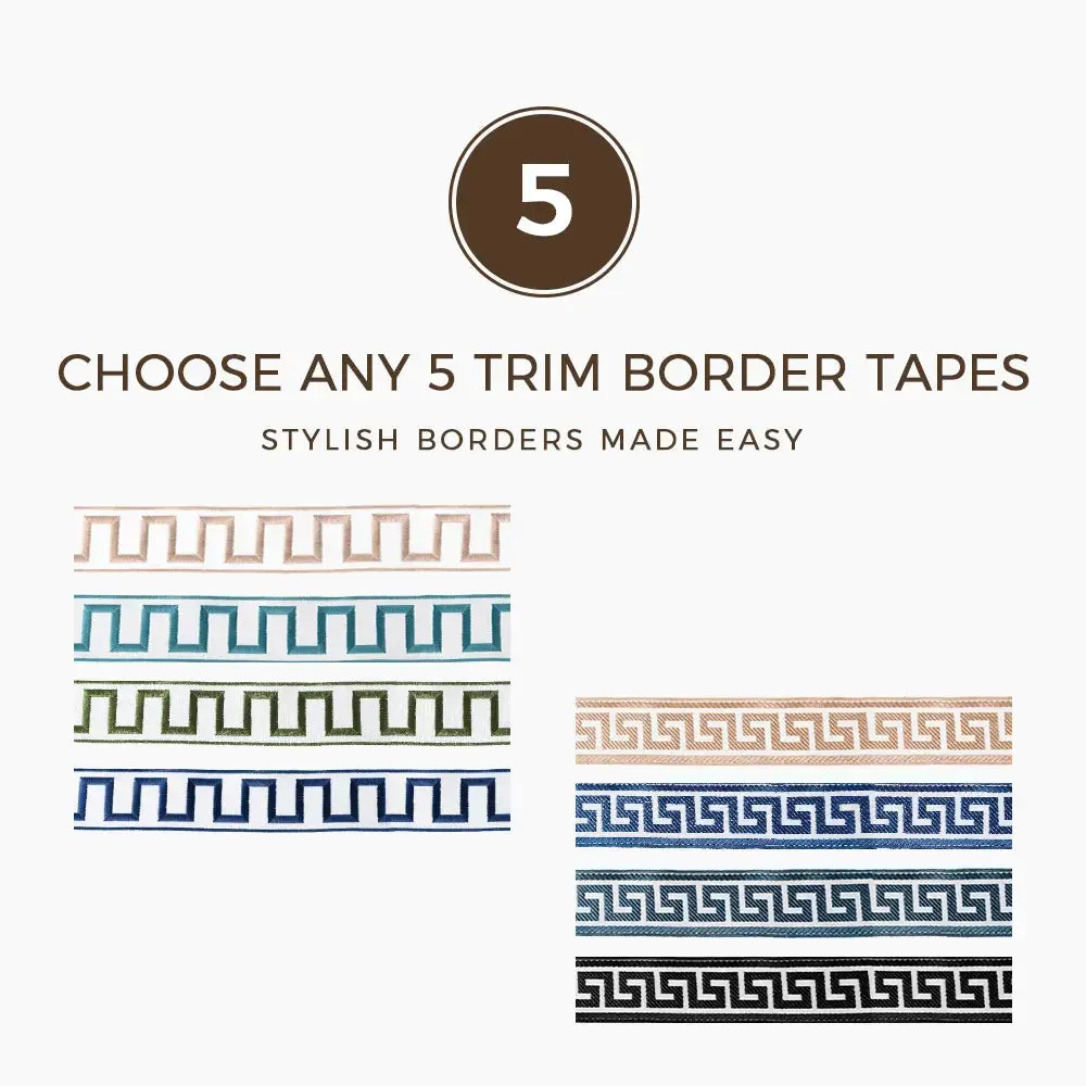 Choose Any 5 Trim Border Tapes for $8 | TWOPAGES