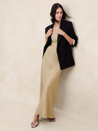 Lisa Linen Maxi Skirt | Banana Republic (US)
