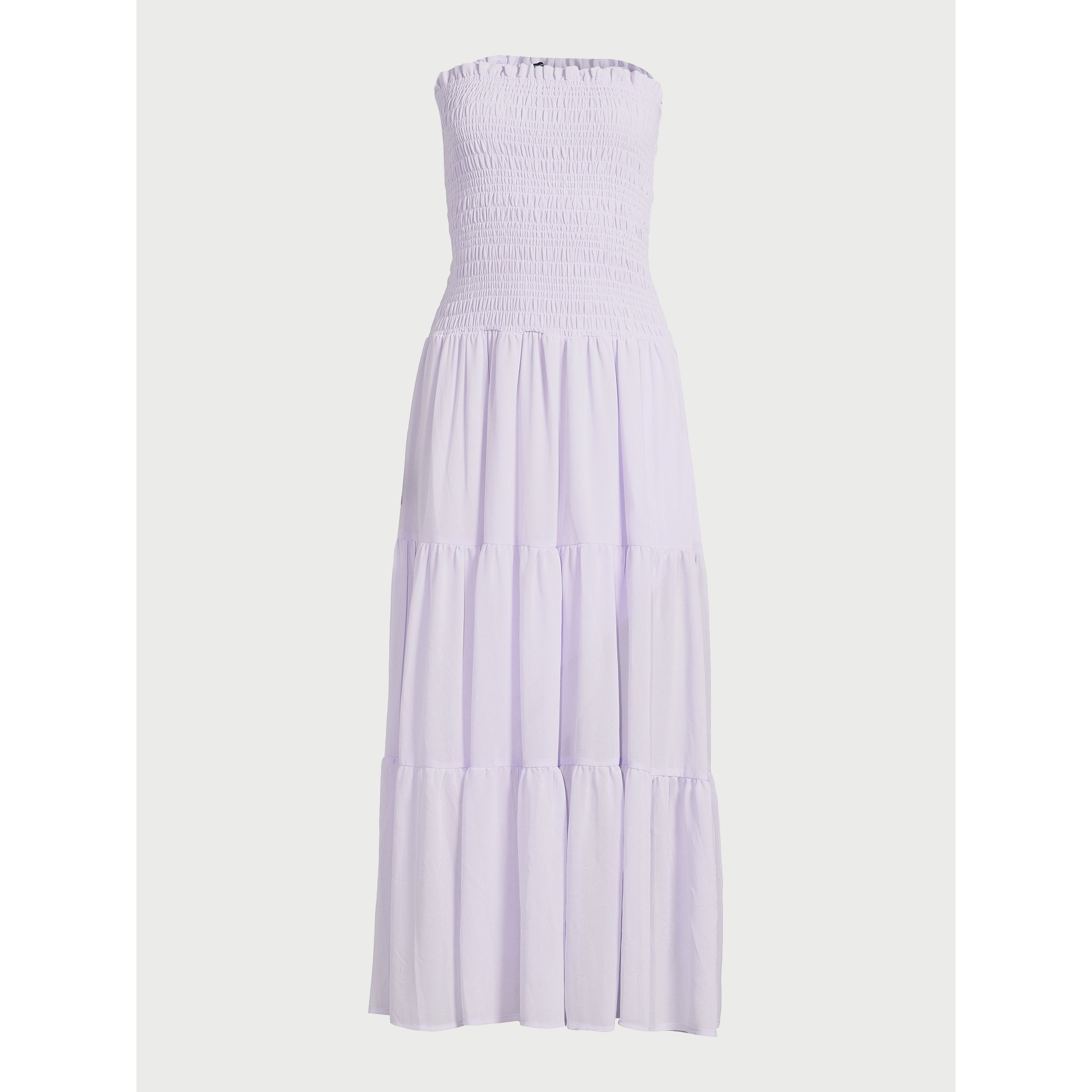 Scoop Women's Smocked Strapless Maxi Dress, Sizes XS-XXL | Walmart (US)