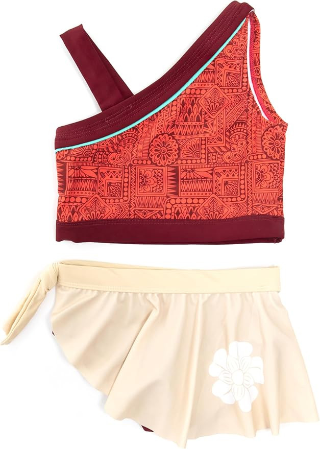 Little Adventures Child Island Princess Two-Piece Swimsuits UPF 50 Double-Lined Machine Washable ... | Amazon (US)