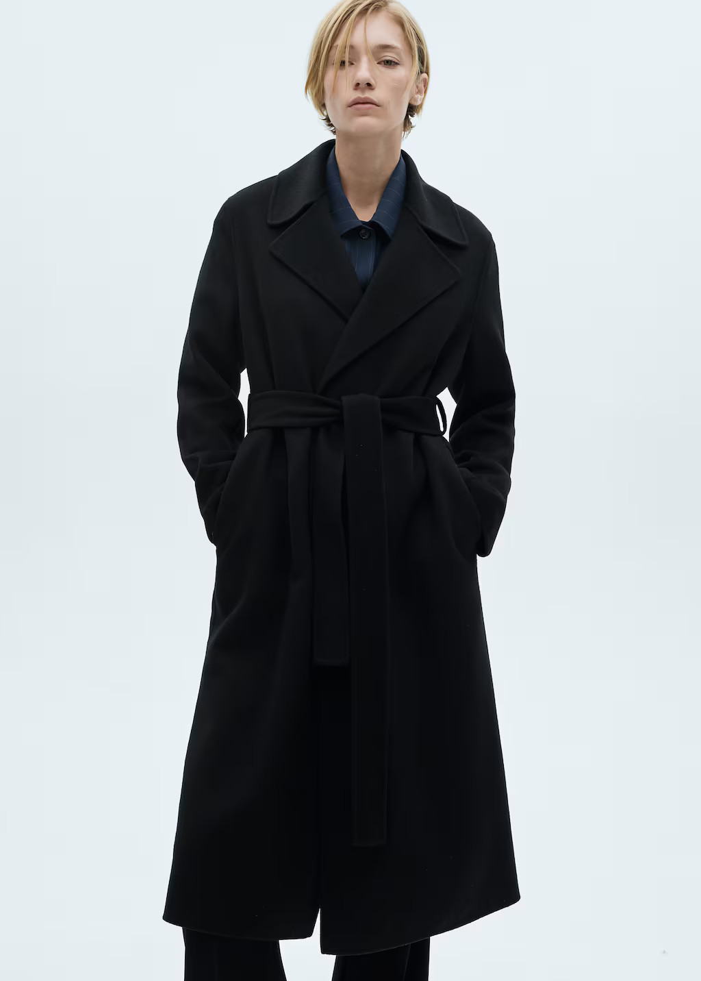 Belt handmade coat - Women | MANGO USA | MANGO (US)