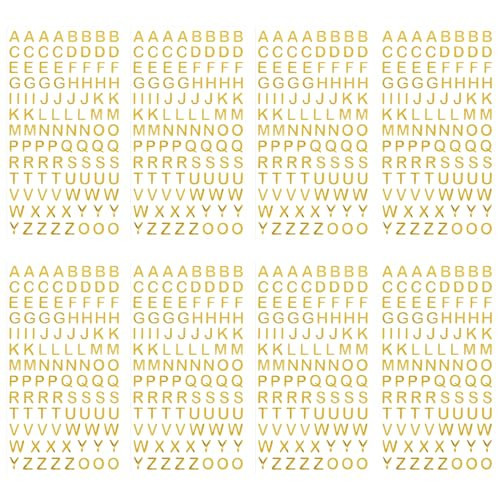 Abeillo 8 Sheets Gold Letter Stickers, Small Glitter Letter Stickers, Self-Adhesive Alphabet Stickers Gold Letters for Scrapbooks Graduation Cap Grad Craft Decorations DIY Art, 563763_2_NHKnXVX65 | Amazon (US)