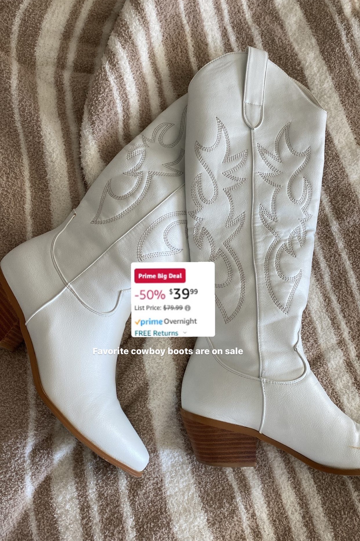 Prime deals cowboy boots 🤠👢

#LTKxPrime #LTKsalealert #LTKfindsunder50