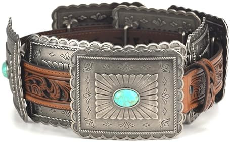 ARIAT Women's Turquoise Concho Western Belt | Amazon (US)