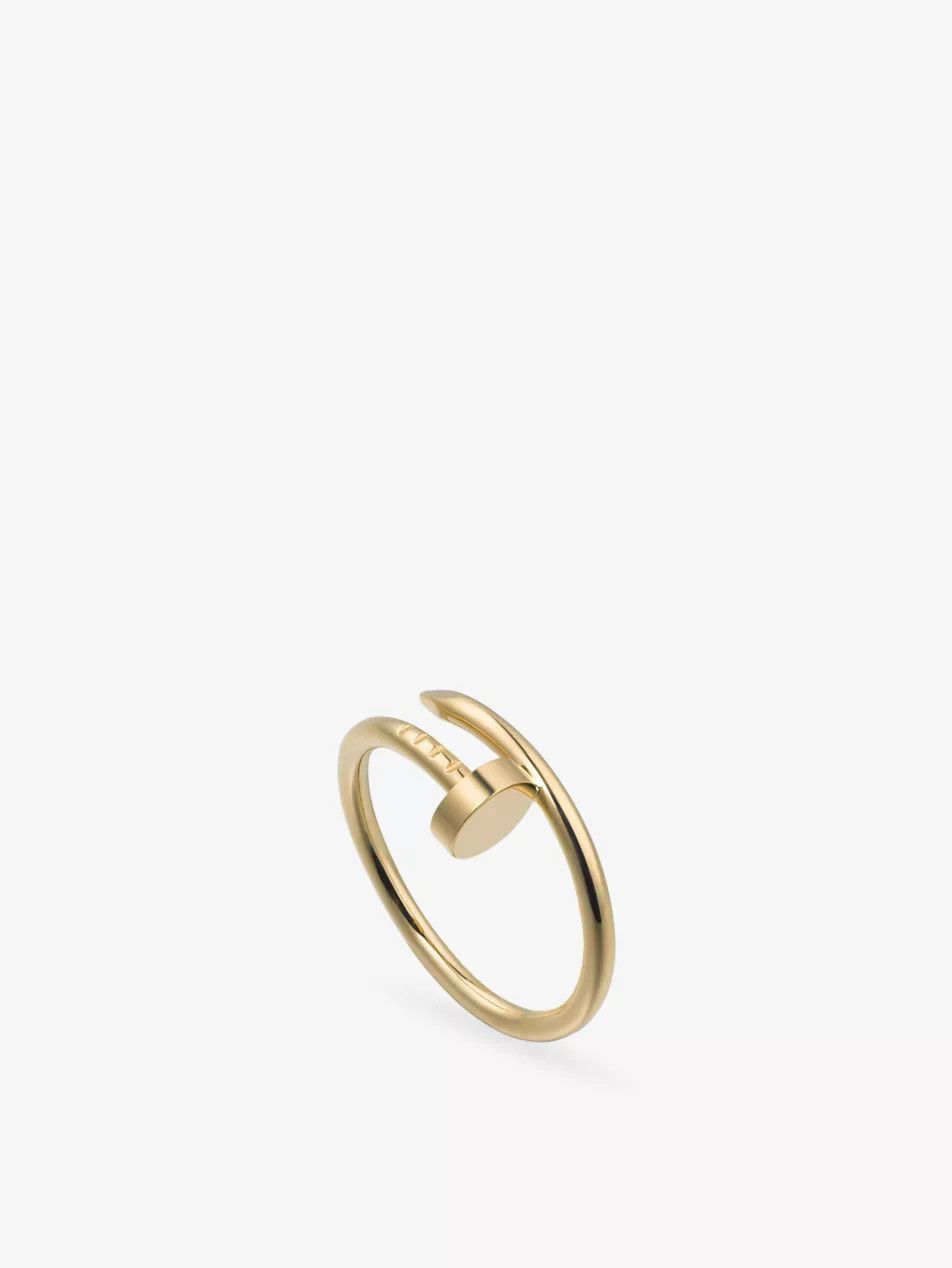 Juste un Clou small 18ct yellow-gold ring | Selfridges