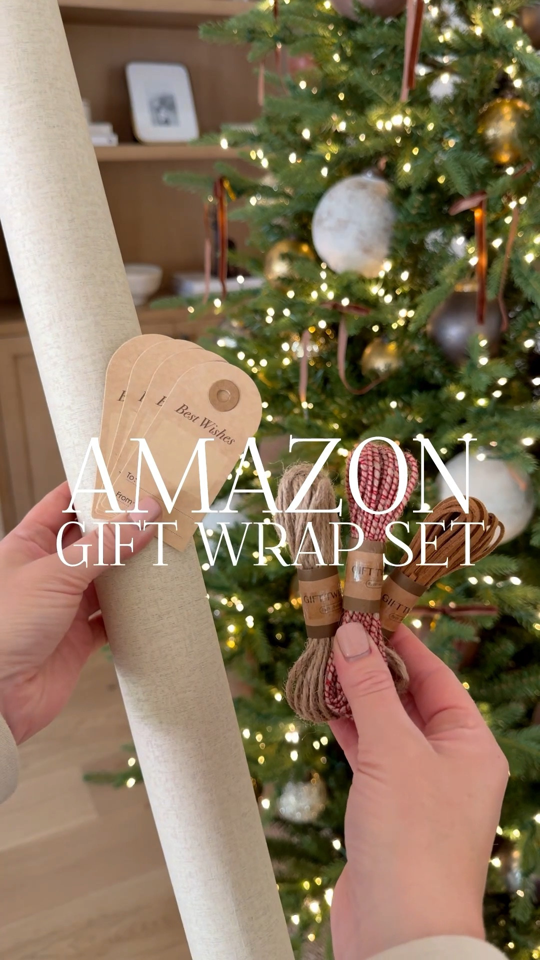 This Amazon gift wrap set makes holiday wrapping a breeze!! I added a bell and some greenery for a little extra festive look 

#LTKHoliday #LTKSeasonal #LTKGiftGuide