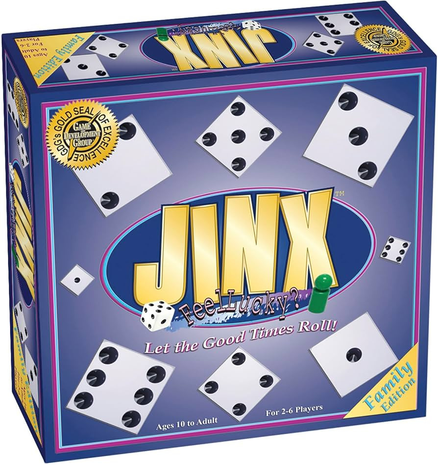 Jinx - Fast and Fun Board Game of Chance Where The Luck of The Roll Determines Your Fate - Game N... | Amazon (US)