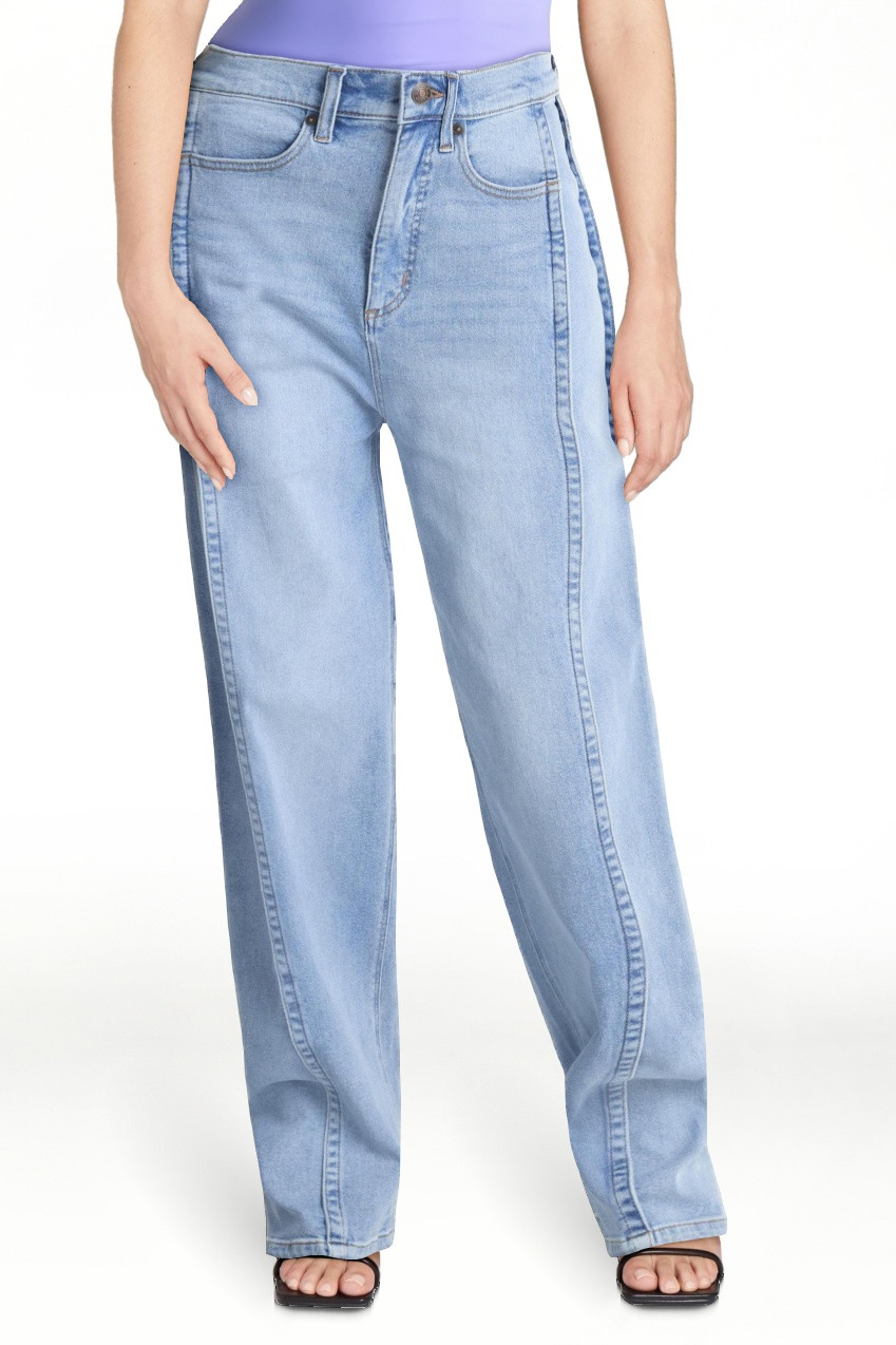 Scoop Women's Slouchy Straight High Rise Jeans, Sizes 0-18 | Walmart (US)