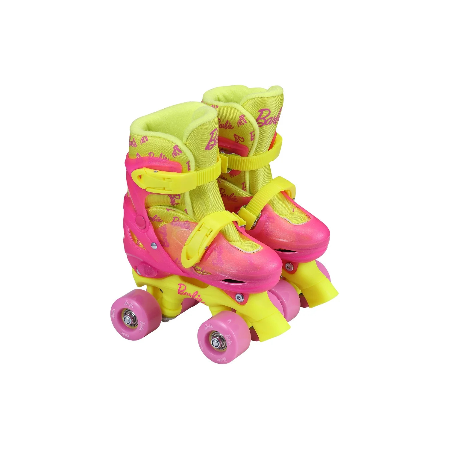 Barbie 2-in-1 Roller and Inline Adjustable Skates for Kids, Sizes (3-6), Pink | Walmart (US)