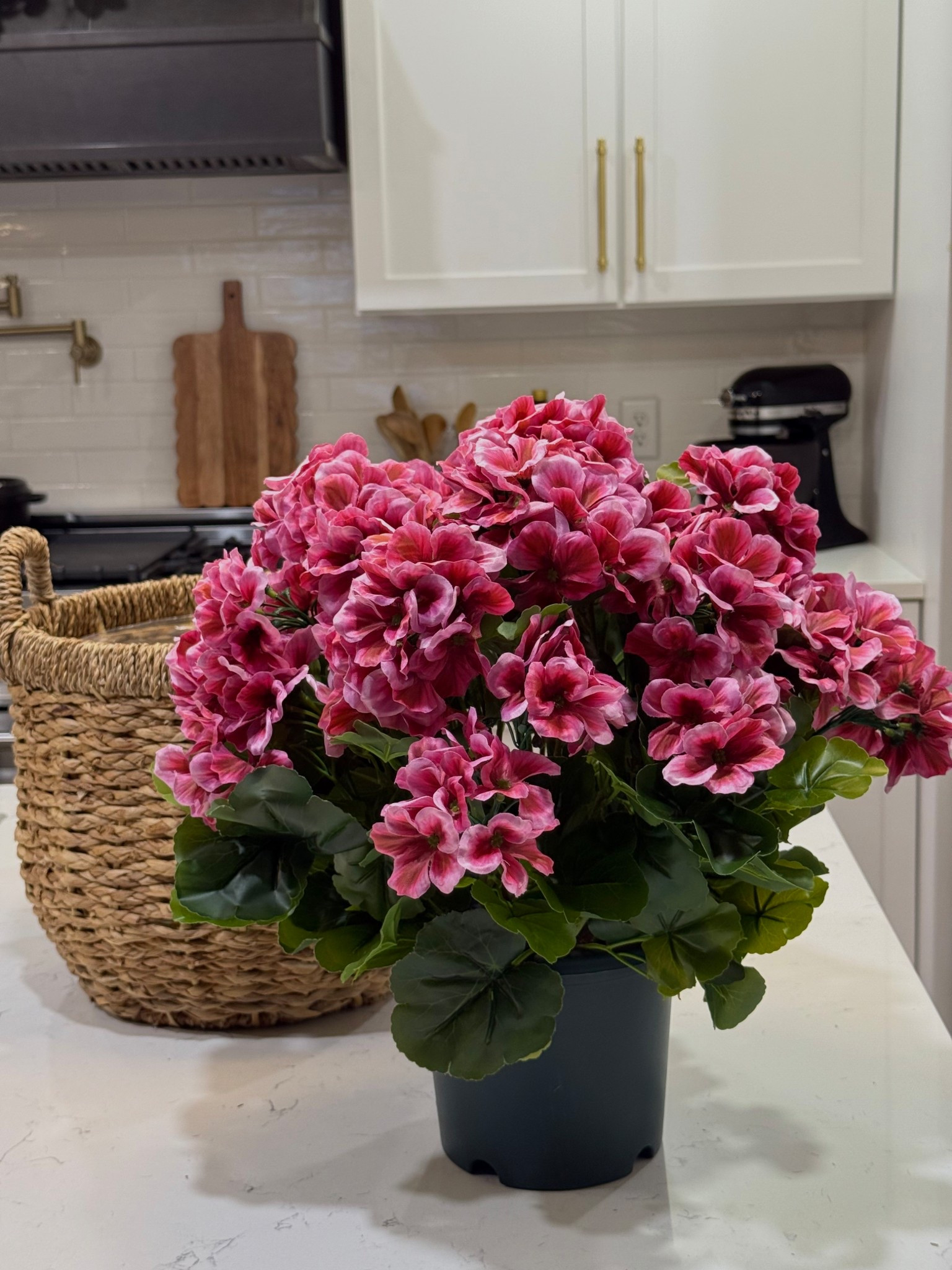 Everyone loves these potted faux geraniums! They look so nice right out of the box, just put them in a basket or planter. They also come in red. 🩷❤️

#LTKSeasonal #LTKHome