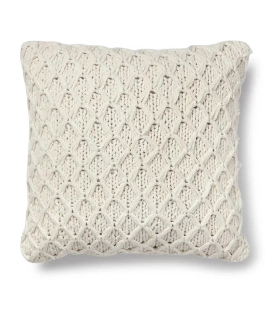 Sweater Knit Decorative Square Throw Pillow, 18 X 18, Ivory, 1 per Pack - Etsy | Etsy (US)