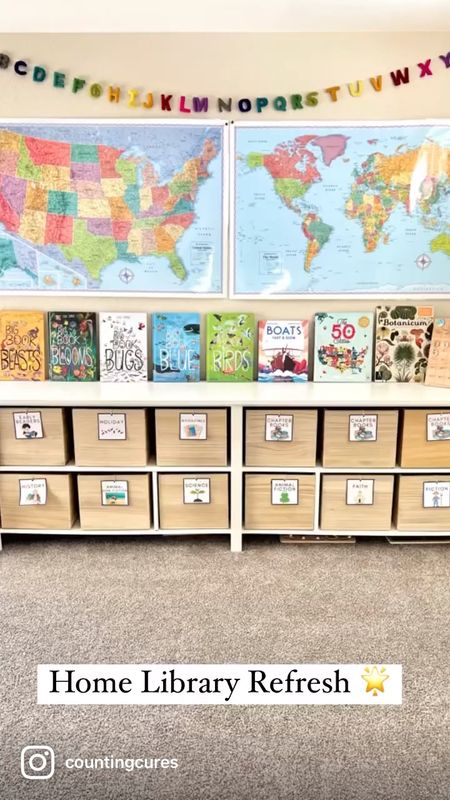 Do a home library refresh with these crate bins!

#homeinspo #modernhome #homeschool #homerefresh

#LTKFind #LTKhome #LTKkids