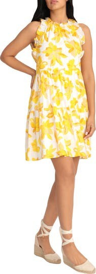 Floral Ruffle Tiered A-Line Mini Dress | Nordstromrack | Nordstrom Rack