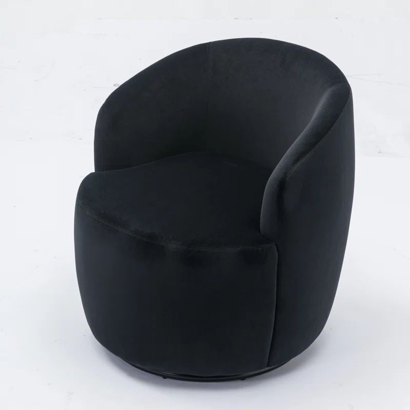 Saratoga Upholstered Swivel Barrel Chair | Wayfair North America