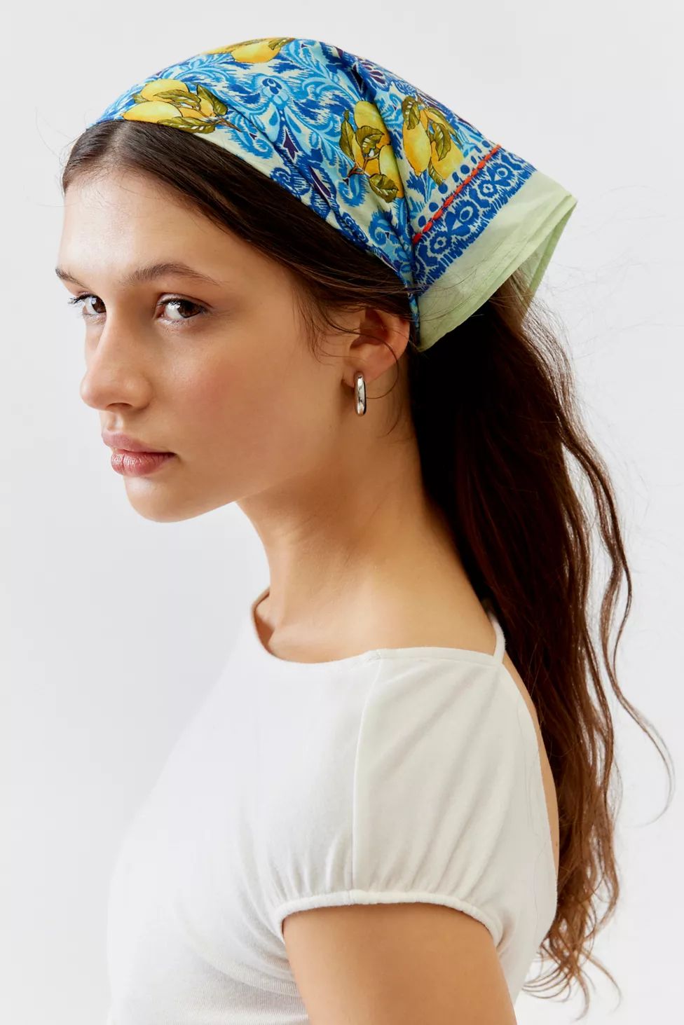 Vismaya Floral Cobalt Bandana | Urban Outfitters (US and RoW)