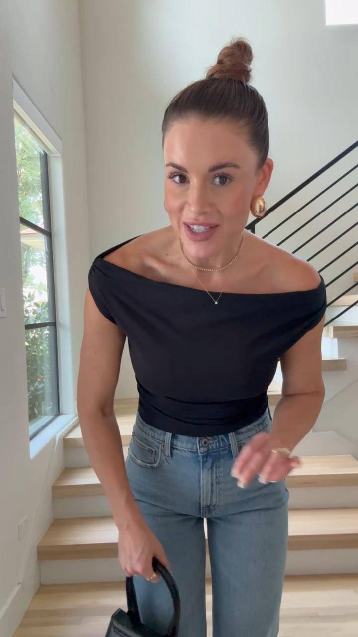 20% off at Abercrombie plus an extra 15% off with code SWEATERSAF 

Love this off the shoulder black top with these dark wash jeans!! 

Fall outfit 
Fall fashion 
Fall style 

#LTKStyleTip #LTKSaleAlert #LTKSeasonal