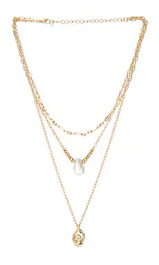 8 Other Reasons Layered Two Tone Necklace in Gold from Revolve.com | Revolve Clothing (Global)