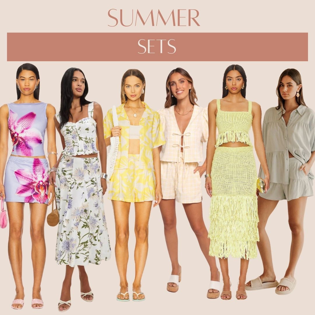 Summer sets for a few upcoming trips! #summer #sets #matchingset #vacation #summeroutfit 

#LTKootd #LTKTravel #LTKSeasonal