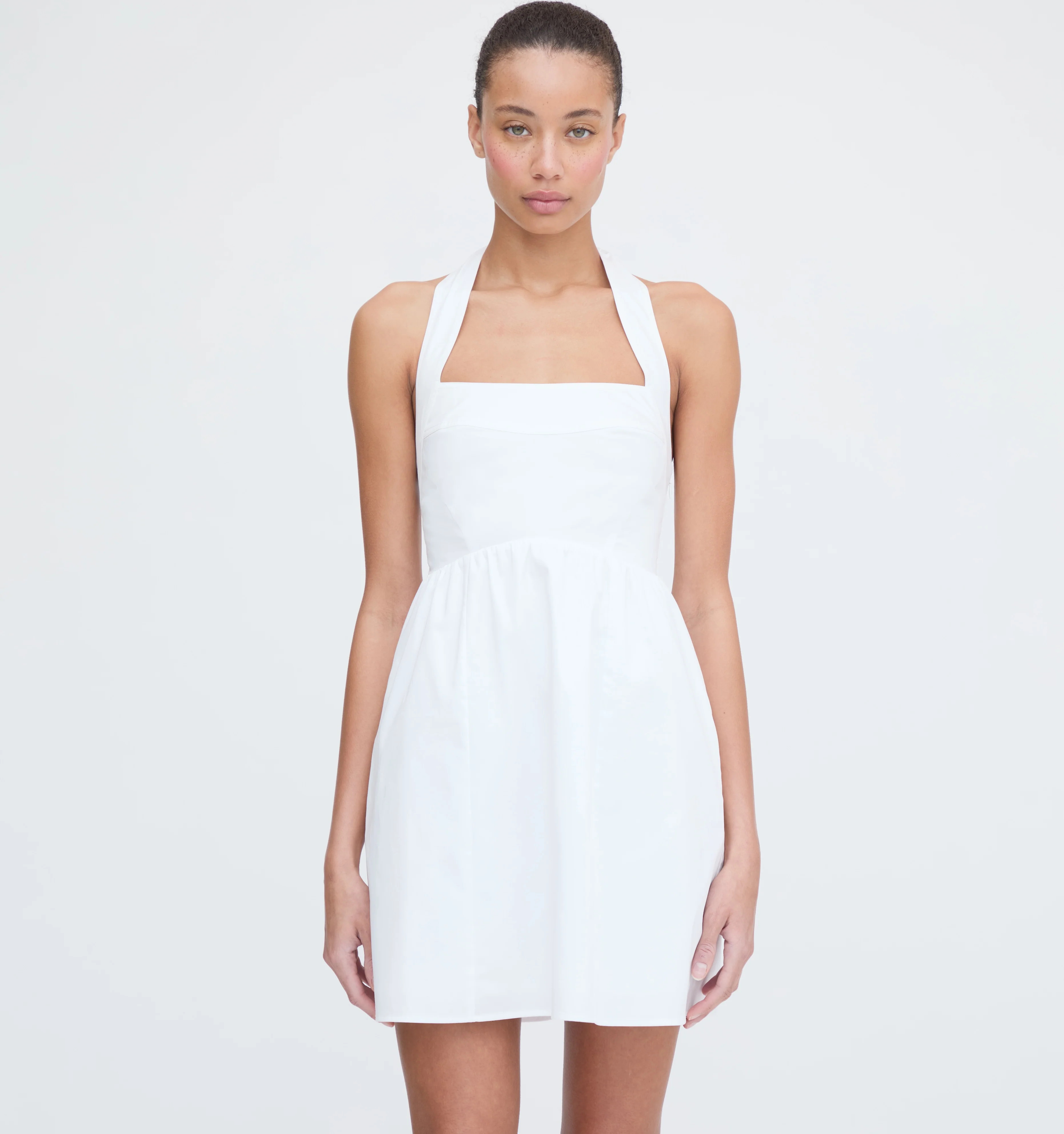 The Fleur Mini Dress - White | Hill House Home US