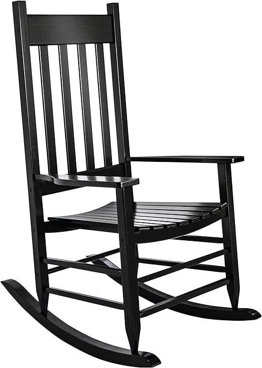 HOMESTEAD Wooden Rocking Chair, Outdoor Rocking Chair for Porch, Patio, Garden, Lawn, Easy to Ass... | Amazon (US)