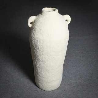 Paper Mache Vase Dia 39.50" Off-White - Off-White - Bed Bath & Beyond - 40840319 | Bed Bath & Beyond