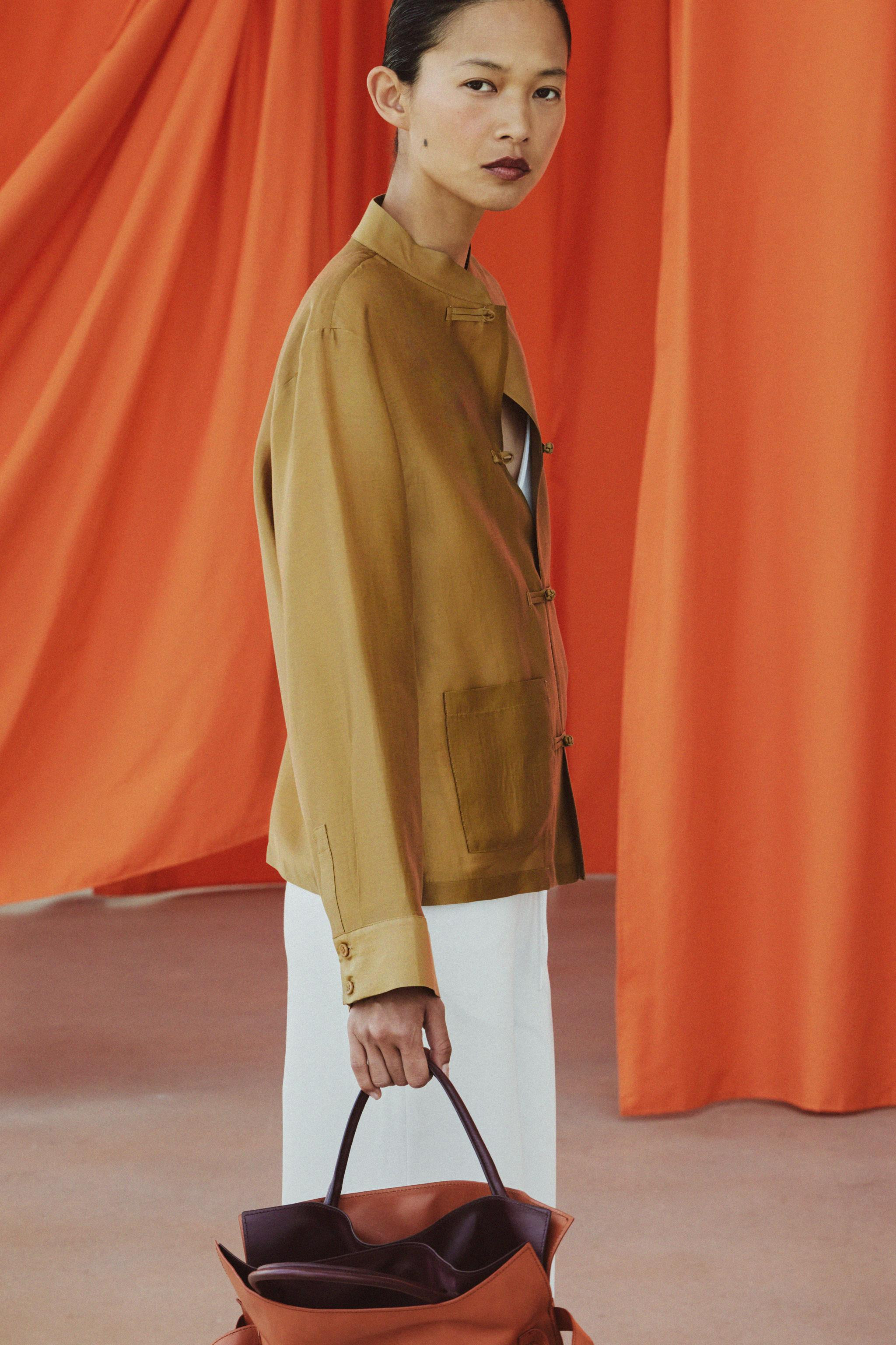 ZW COLLECTION SATIN SHIRT WITH FIREMAN CLASPS | Zara UK