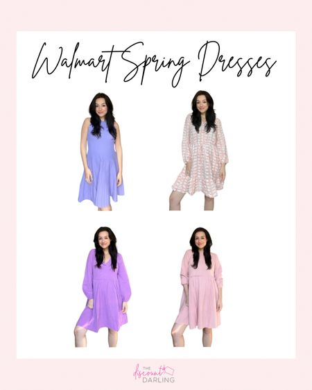 4 new spring dresses I’m loving from Walmart! #walmartpartner #walmartfashion @walmartfashion #walmart @walmart