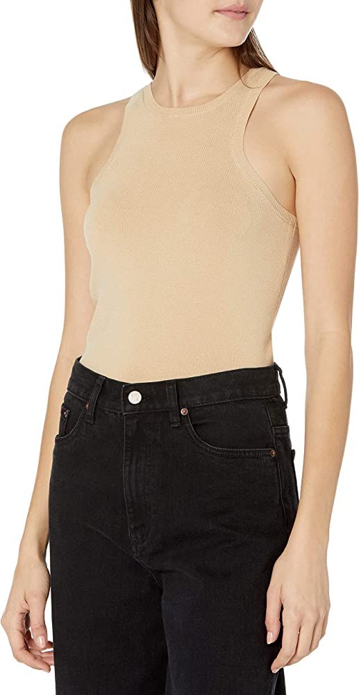 Women's @lucyswhims Fitted Cutaway Racer Tank Sweater | Amazon (US)