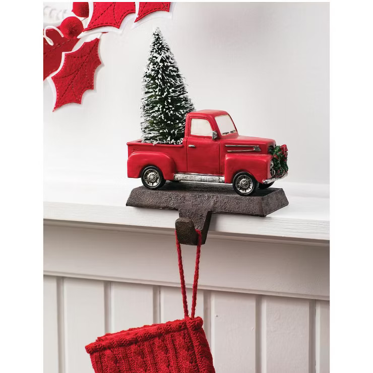 Sullivans Christmas Truck & Tree Stocking Holder 7.75"H Multicolored | Target