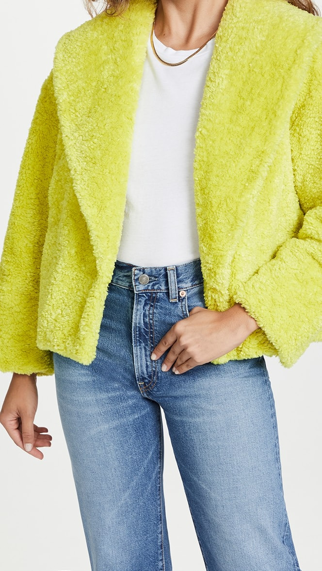 Ora Faux Fur Oversize Collar Coat | Shopbop