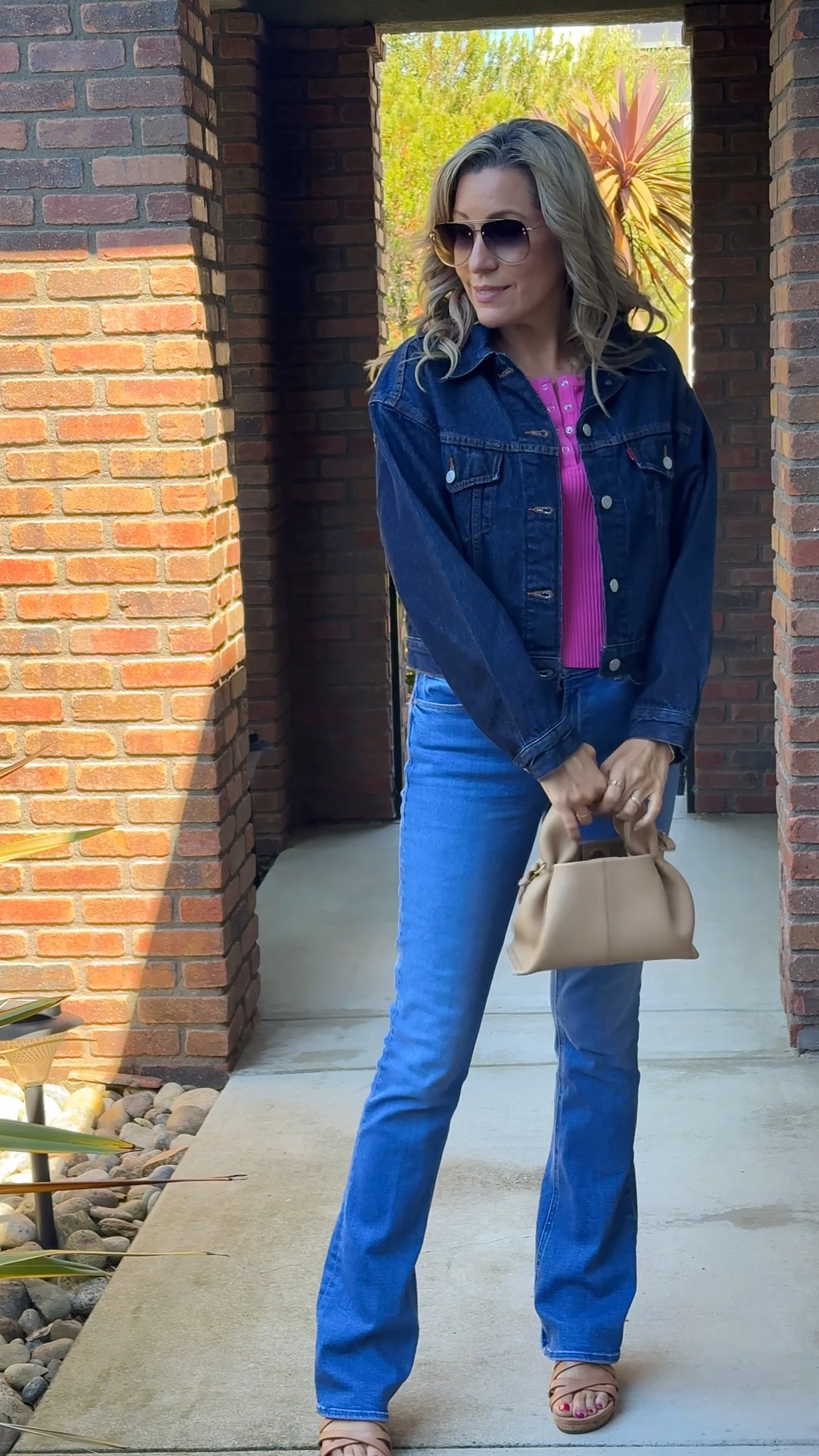 Nothing beats a classic denim-on-denim look, and this Levi’s shrunken 90s trucker jacket adds just the right dose of cool. It’s perfectly cropped, easy to layer, and has that lived-in vintage feel I love. I paired it with flared jeans, a pop of color, and neutral accessories to keep it modern and fresh. Such an easy outfit formula for transitional days!

📍Where to wear: shopping days, casual dinner, school pickup, weekend coffee date

ootd, fashionover30, fashionover40, fashionover50, casualoutfits, stylishandgrateful, stylish&grateful, modestoutfits, classy casual, nordstromanniversarysale, nsale2025, levisstyle, fallfashion2025, denimjacketseason, casuallayers, wardrobeessentials, classicstyle, elevatedbasics, everydayoutfit

#LTKSeasonal #LTKOver40 #LTKSaleAlert